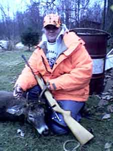 Angie Rundle shot this 7pt buck opening morning of the 2006 season in Northern Chippewa County