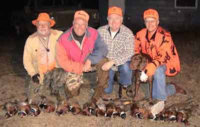 The boys after a day of South Dakota Pheasant  hunting